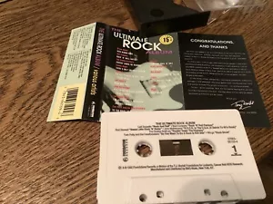 The Ultimate Rock Album Cassette Various Bands Zep Who Petty Wings Free USA Ship - Foto 1 di 1