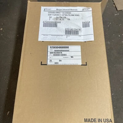 Morgan Cerablanket 59-94680 Soft Gasket 13” DG/TG NM Ring 25 Count New — 第 1/4 张图片