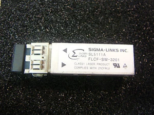 SL5111A-2202 .0625/2.125 Gbps 2X5 SMALL FORM FACTOR LC OPTICAL TRANSCEIVER - Picture 1 of 4