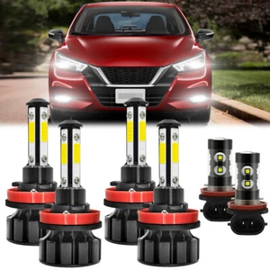 Unused For Nissan Versa 2021-2023 Combo LED Headlight High Low Beam+Fog Light - Picture 1 of 1