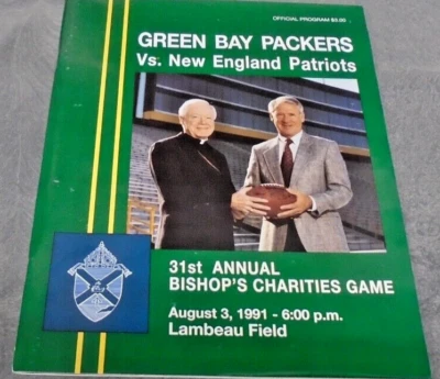 1991 PRO FOOTBALL NFL GAMEDAY MAGAZINE GREEN BAY PACKERS V NEW ENGLAND PATRIOTS! - Image 1 of 4