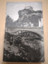 VERRES AOSTA PONTE EVANCON CASTELLO VIAGGIATA IN BUSTA