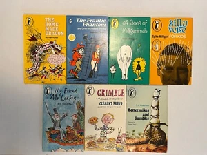 The Puffin Nut Case 7 Paperback Books + Slip Case Kids Children Vintage - Picture 1 of 8
