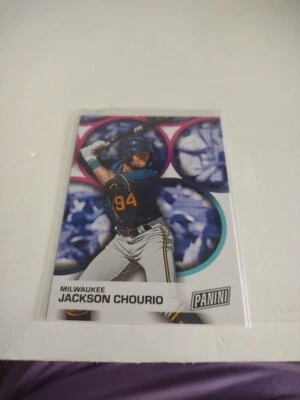 Jackson Chourio 2023 Panini Father's Day - #BB4 - Milwaukee Brewers - Image 1 of 2