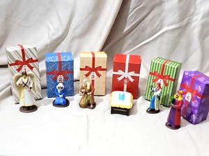 Nativity Figure Lot of 6 Plastic Replacements Boxed - Picture 1 of 6