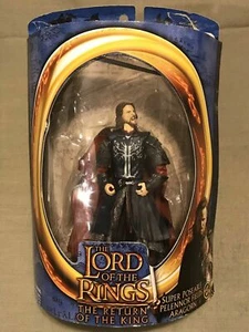 2001 The Lord of the Rings The Return King Super Poseable Pelennor Fields Aragon - Picture 1 of 3