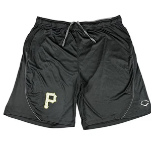 Pittsburgh Pirates Shorts Mens 2XL MLB Baseball Training EvoShield Polyester - Picture 1 of 6