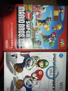 Nintendo Wii Spiel Konvolut New Super Mario Bros. Wii Mario Kart Wii CIB - Bild 1 von 6