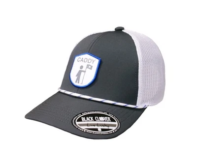 NEW Black Clover Live Lucky Looper Gray/White Rope Snapback Golf Hat/Cap - Image 1 of 2