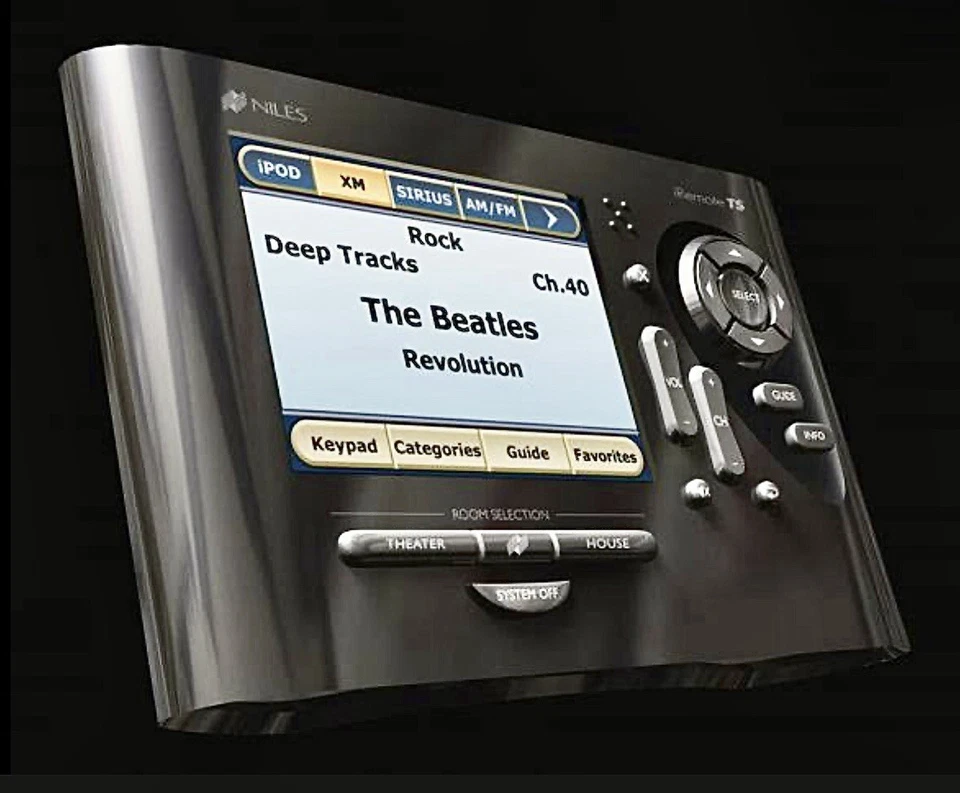 Niles IntelliControlICS iRemoteTS 2-way Wireless RF/IR System Control Remote  - Image 1 of 4