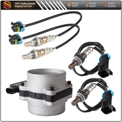 02 Sensor de oxígeno O2 Sensor MAF de flujo de aire de masa compatible con GMC C2500 C3500 Sierra 7,4 L Foto 1 de 4