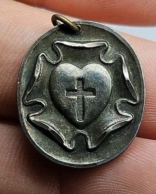 M. DE JEAN - Colgante DE COLECCIÓN ESTERLINA - Soy luterano Foto 1 de 4