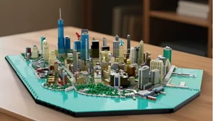 1/2000 Scale Manhattan Downtown Architecture - Building Blocks - Brand New - Picture 1 of 6
