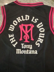 Scarface Basketball Trikot - World Is Yours - Tony Montana Herren Medium NEU 🏀 - Bild 1 von 13