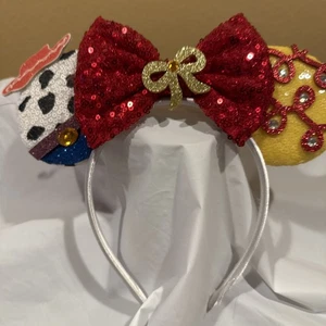 Disney Parks Toy Story schimmerndes Pailletten Ohren Stirnband Neu siehe Beschreibung - Bild 1 von 8