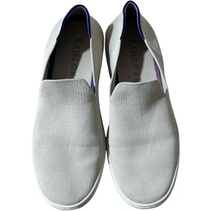 ROTHYS The Driver Mocasín Zapatos Planos Mujer Beige Claro Gris Talla 9.5 - Imagen 1 de 7