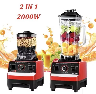 Standmixer 2000 W Ice Crusher Stand Mixer Blender Smoothie Maker Universal Mixer - Bild 1 von 4
