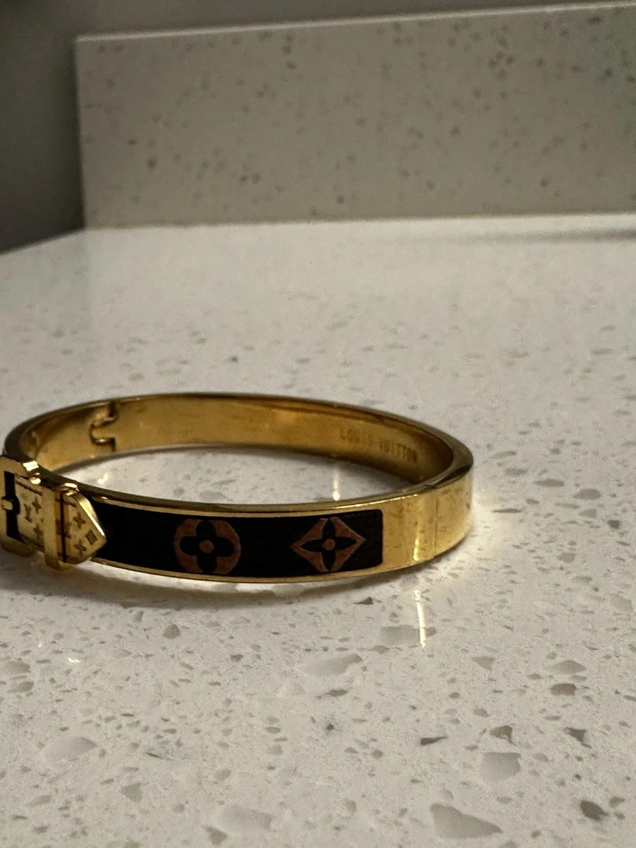 Louis Vuitton カフ・ナノグラム　シルバーs 楽天市場】ルイヴィトン LOUIS VUITTON ブレスレット カフ ナノグラム