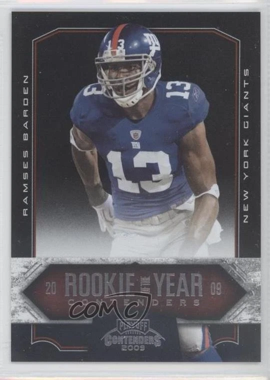 2009 Playoff Contenders Rookie of the Year Contenders Ramses Barden #2 RC - Image 1 of 2