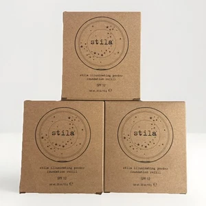 Pack Of 3 - Stila Illuminating Powder Foundation Refill-110 Watts READ - Picture 1 of 5