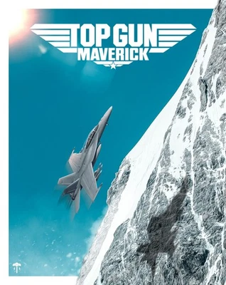 NEW TOP GUN MAVERICK 2022 MOVIE POSTER PREMIUM WALL ART PRINT SIZE A5-A1 - Image 1 of 4