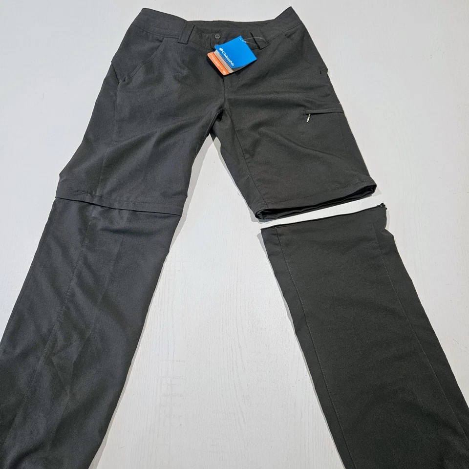 Columbia Titanium Omni-Shield Convertible Pants Gray Womens 4 Tall Hiking UPF 50 - Image 1 of 4