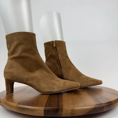 Новый женщин великолепный справедливости коричневый кожаный комфорт каблука ботильоны размер 9 новый без коробки - Изображение 1 из 4