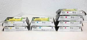 Großes HP ORIGINAL Druckertinte Set 933XL 2 Cyan, 2 Gelb, 4 Magenta - ALLES NEU! - Bild 1 von 10