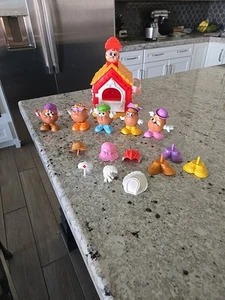 VTG Lot of Potato Head Kids 1986 Figures & Playsets Schoolhouse Near Complete  - Picture 1 of 9