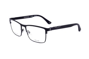 Police VPL885 0531 TOTAL SEMI MATT BLACK 54/17/140 MAN Eyewear Frame - Picture 1 of 4