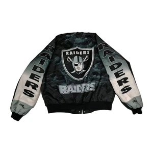 Giacca Chalk Line Animation Oakland Raiders XL vintage anni 90 stampa all over - Foto 1 di 18