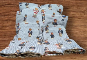 Vintage Ralph Lauren Polo University Bear Queen Bettdecke Bettwäsche Set USAing Set - Bild 1 von 6