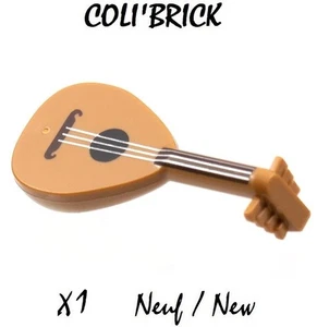 Lego 80503pb01 - 1x Guitare Luth Lute Minifig utensil Musical Instrument - NEUF - Picture 1 of 1
