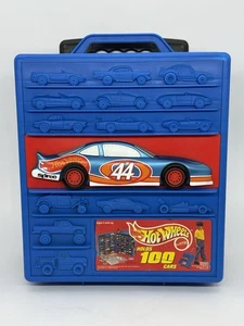 Vintage 1997 HOT WHEELS 100 Car Rolling Carrying Case W/Extended Handle No Cars - Picture 1 of 10