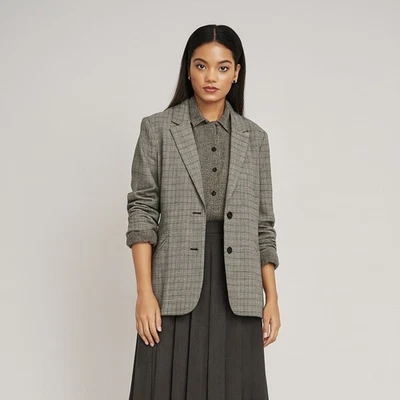 AEO американский орел размер XL черный белый кнопка трикотажа большого размера блейзер куртка - Изображение 1 из 4