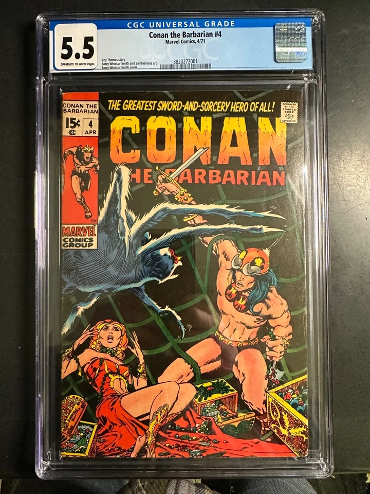 Aprile 1971 - Conan Il Barbaro #4 - CGC5.5 - Immagine 1 di 1