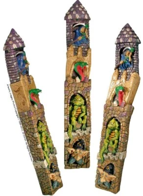 Magic Wizard горгулья фэнтези замок палочка благовония пепел ловец горелка США #2845 - Изображение 1 из 3