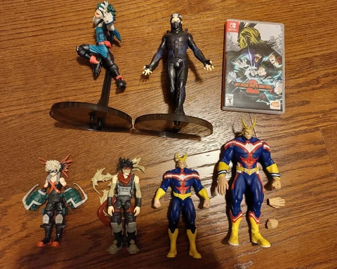 My Hero Academia Ones Justice 2 + Figures Lot Of 6 Nine Deku All Might Cover