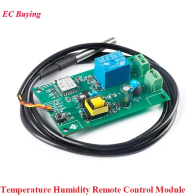 AC 220V Temperature Humidity Sensor Remote APP Control Module Smart Switch - Image 1 of 4