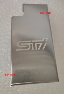 Custom STI Polished Aluminium Fuse Box Cover FOR Subaru Forester SF SG 98-07 - Picture 1 of 6