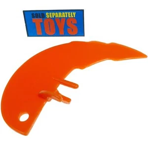 Vtg Double Dragon Sickle BLADE original 1993 TYCO orange accessory weapon part - Picture 1 of 7