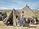1936 Many fruit tramps live in tents like these. Yakima 14 x 11&quot; Photo Print