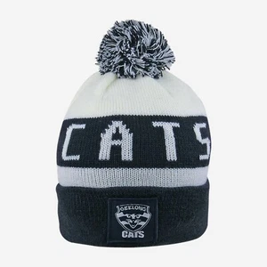 AFL GEELONG CATS TRADITIONAL BAR BEANIE - BRAND NEW - Picture 1 of 1