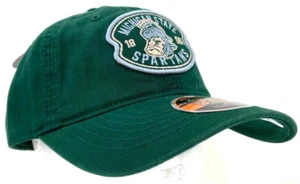 NEW Michigan State MSU Spartans 1855 Zephyr Adjustable Chino Cap Hat Green OS - Picture 1 of 8