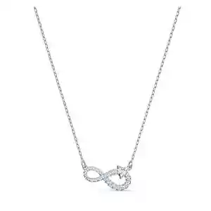 Collar Swarovski Hyperbola Infinity, Blanco, Chapado en Rodio 5520576 - Imagen 1 de 4