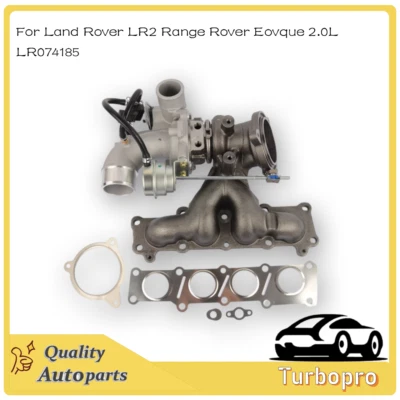 Land Rover LR2 Range Rover Eovque 2.0L Gas Turbolader Turbocharger LR074185 - Image 1 of 4