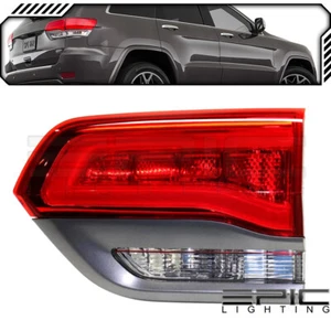 Passenger Side LED Gray Tail Light fit JEEP 14-22 GRAND CHEROKEE LAREDO OVERLAND - Picture 1 of 2
