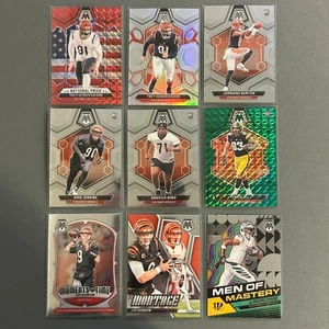 2024 Panini Mosaic Cincinnati Bengals Football Card Lot Burrow Trey RCs Parallel - Picture 1 of 2