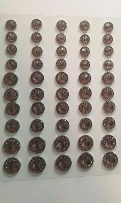 Gemas de diamantes de imitación CraftbuddyUS DBG04PL 50 CIRUELA autoadhesivas facetadas en punta  Foto 1 de 2