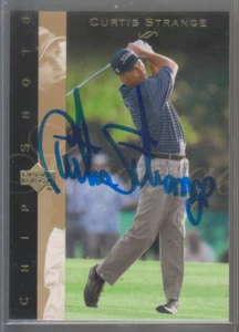 Autografiado 2003 Upper Deck Curtis Strange Chipshots - Imagen 1 de 1